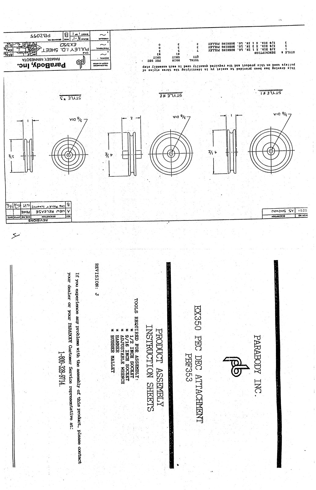 ParaBody PBF353 User Manual