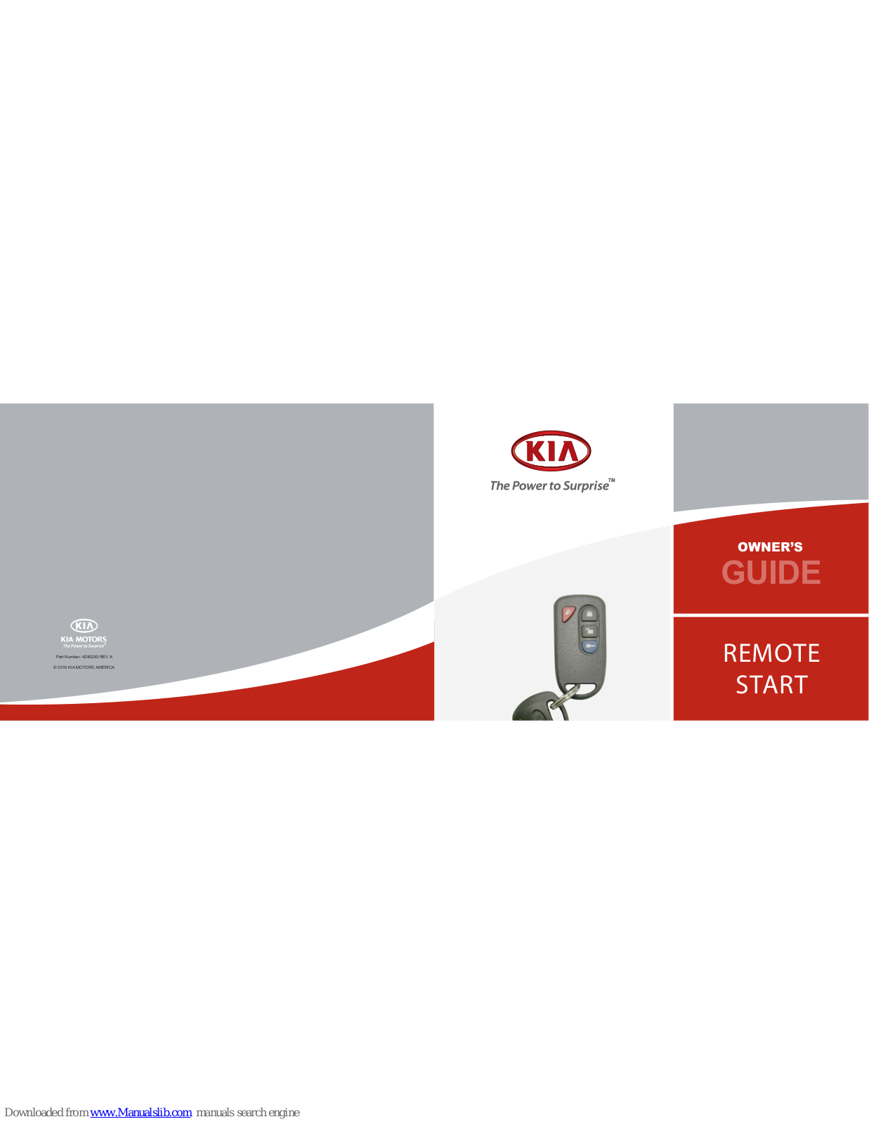 Kia Remote Starter Owner's Manual