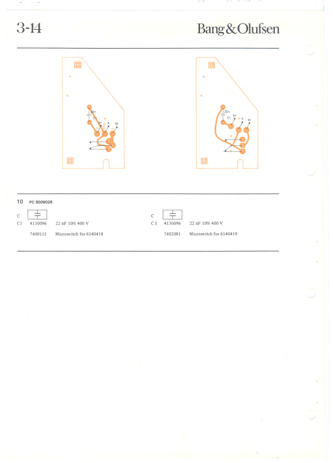 Bang and Olufsen Beogram 4002 Service manual