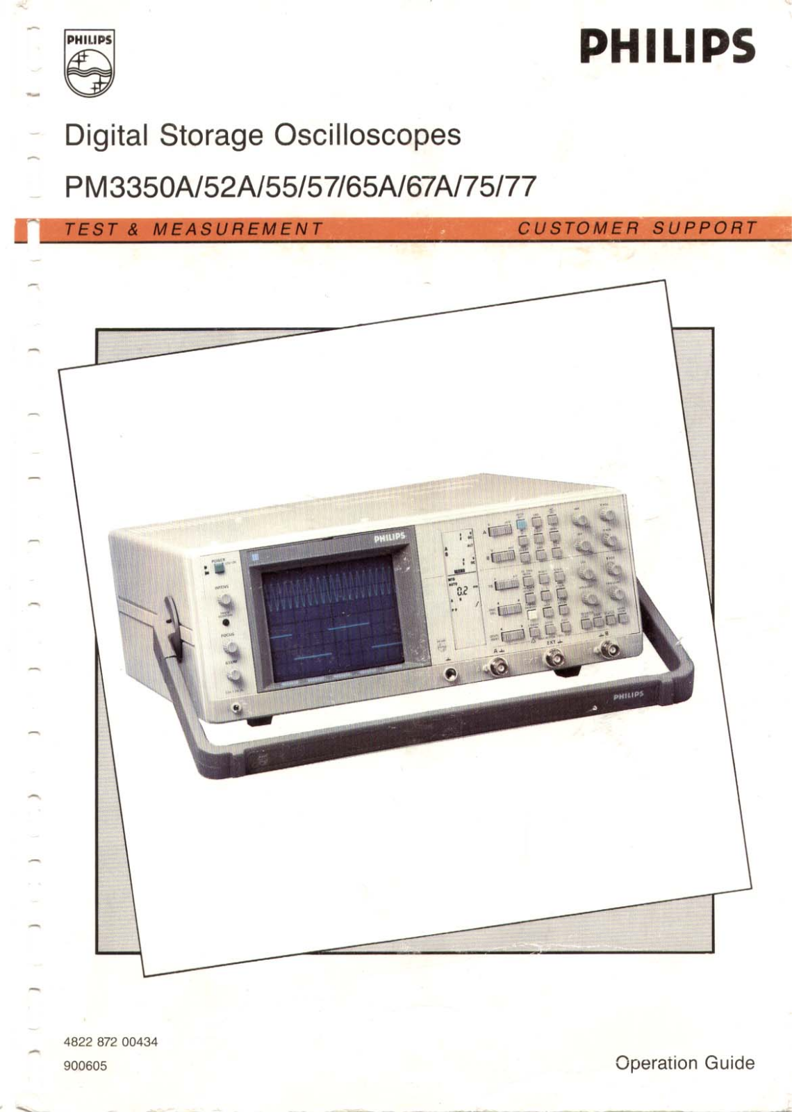 Philips PM3355, PM3352A, PM3350A, PM3367A, PM3375 User Manual