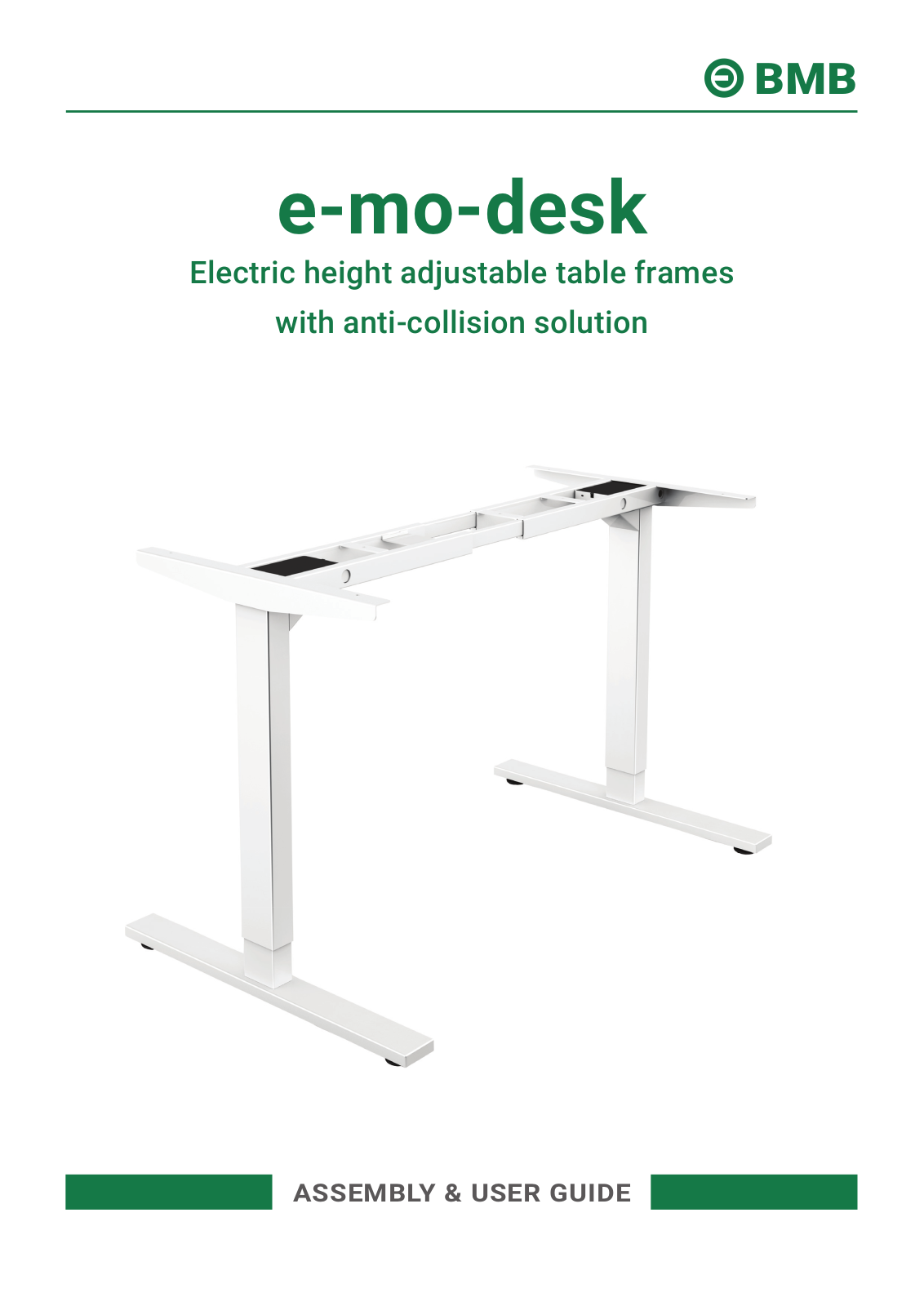 BMB e-mo-desk Assembly & User's Manual - ManualMachine.com