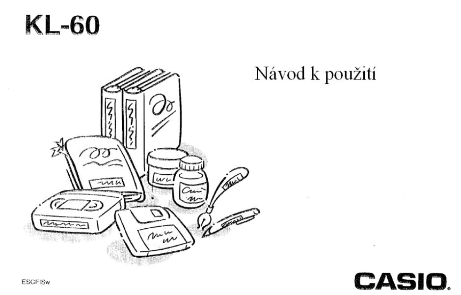Casio KL-60 User guide