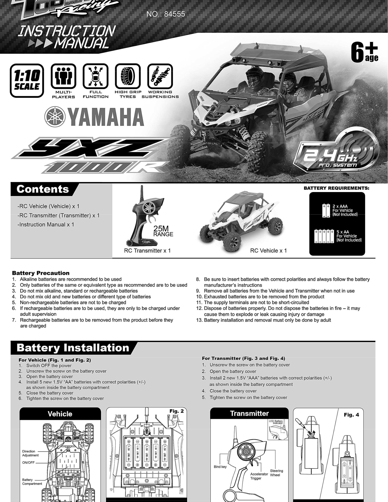 KIDZTECH TOYS 8455518 24GTX User Manual