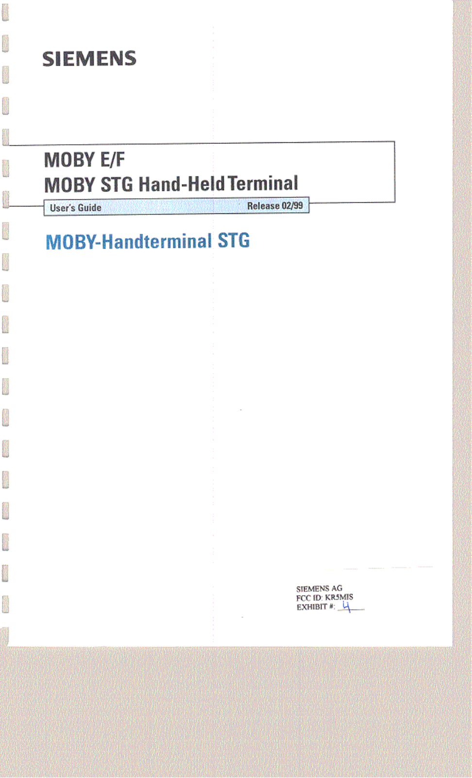 Continental Automotive MIS Users manual