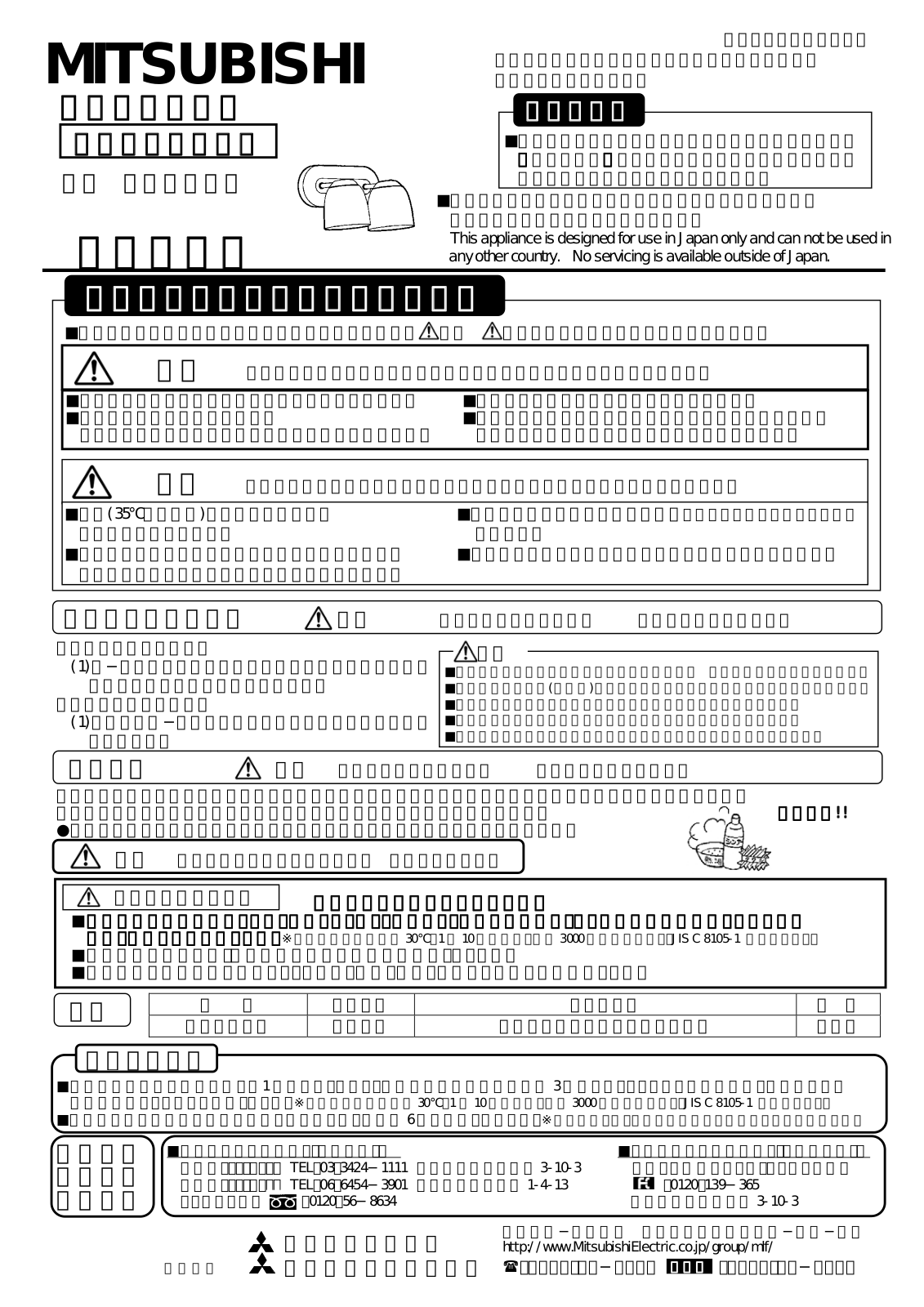 Melco LV3201 User Manual