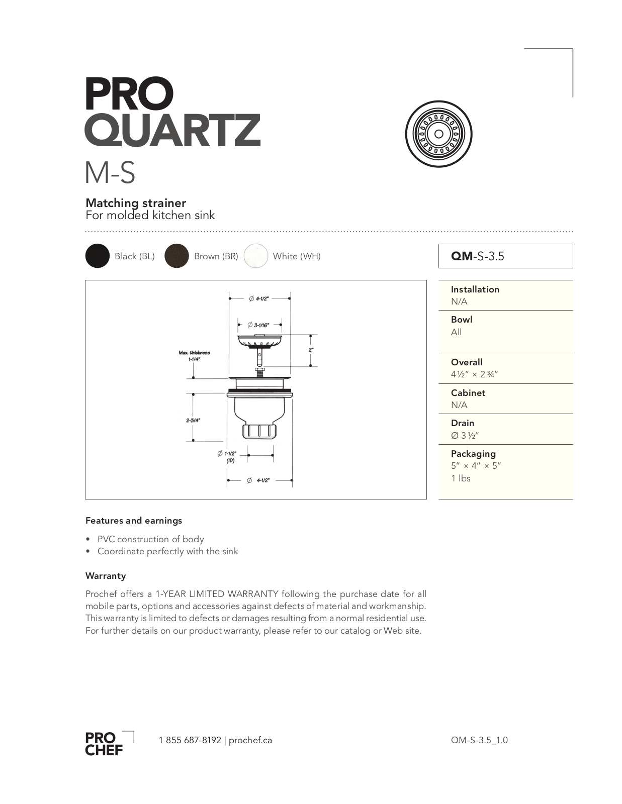 Julien QM-S-3.5 User Manual