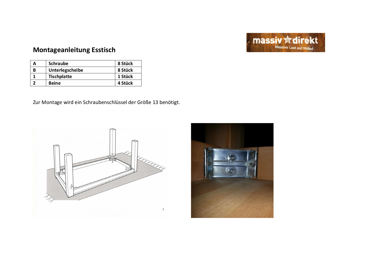 Home affaire Manuela Assembly instructions