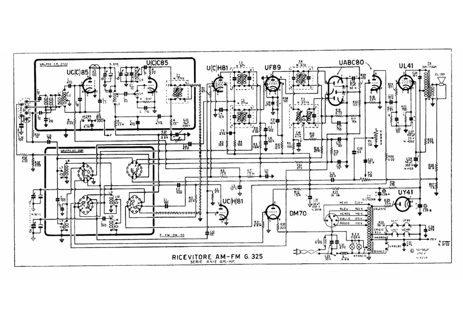 Geloso g325 schematic