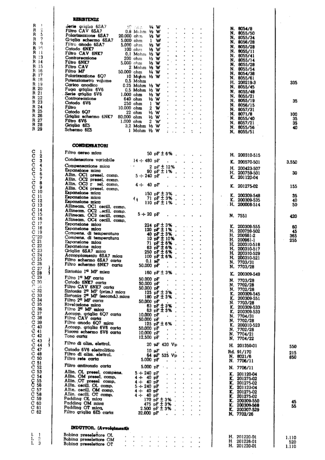 Radiomarelli 10a05c components