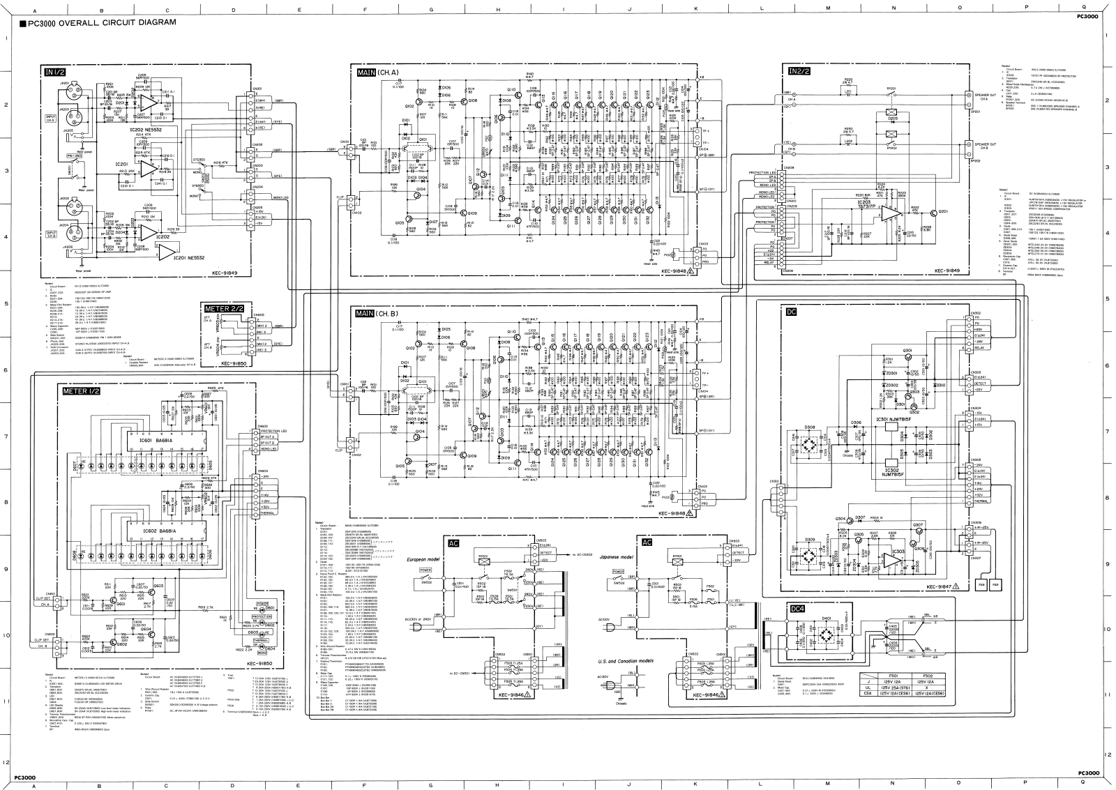 Yamaha PC3000 Schematic - ManualMachine.com