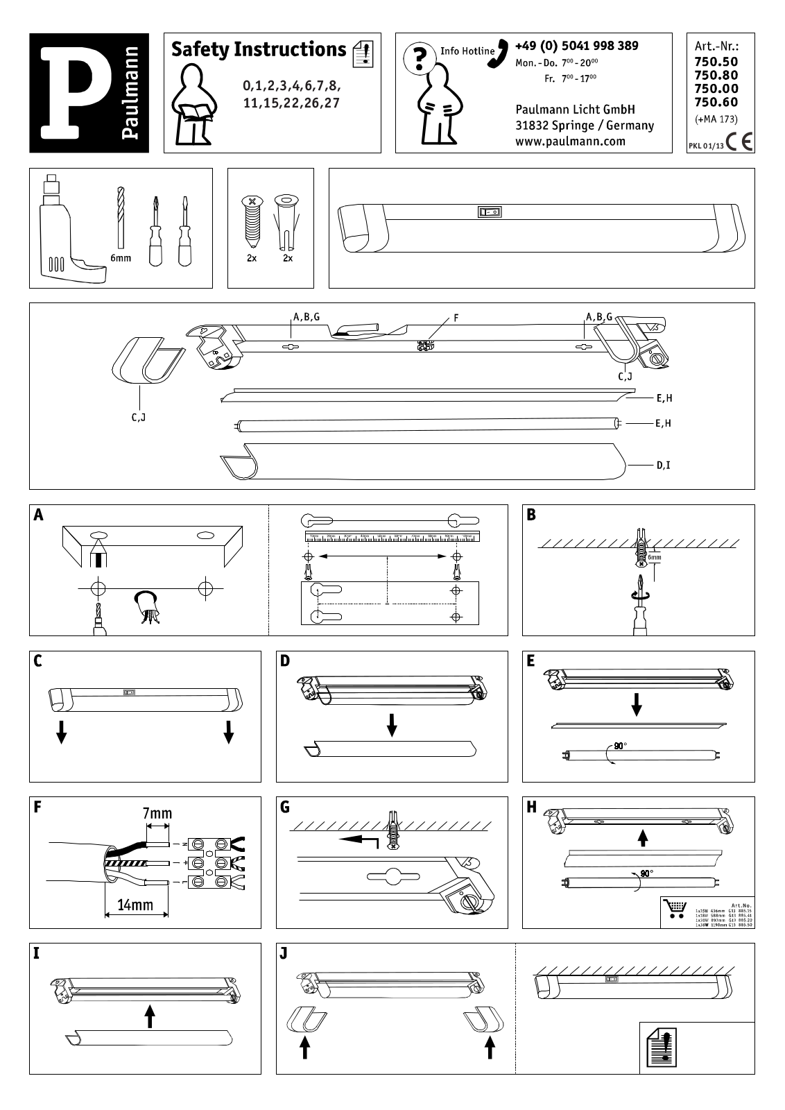 Paulmann 750.80 operation manual