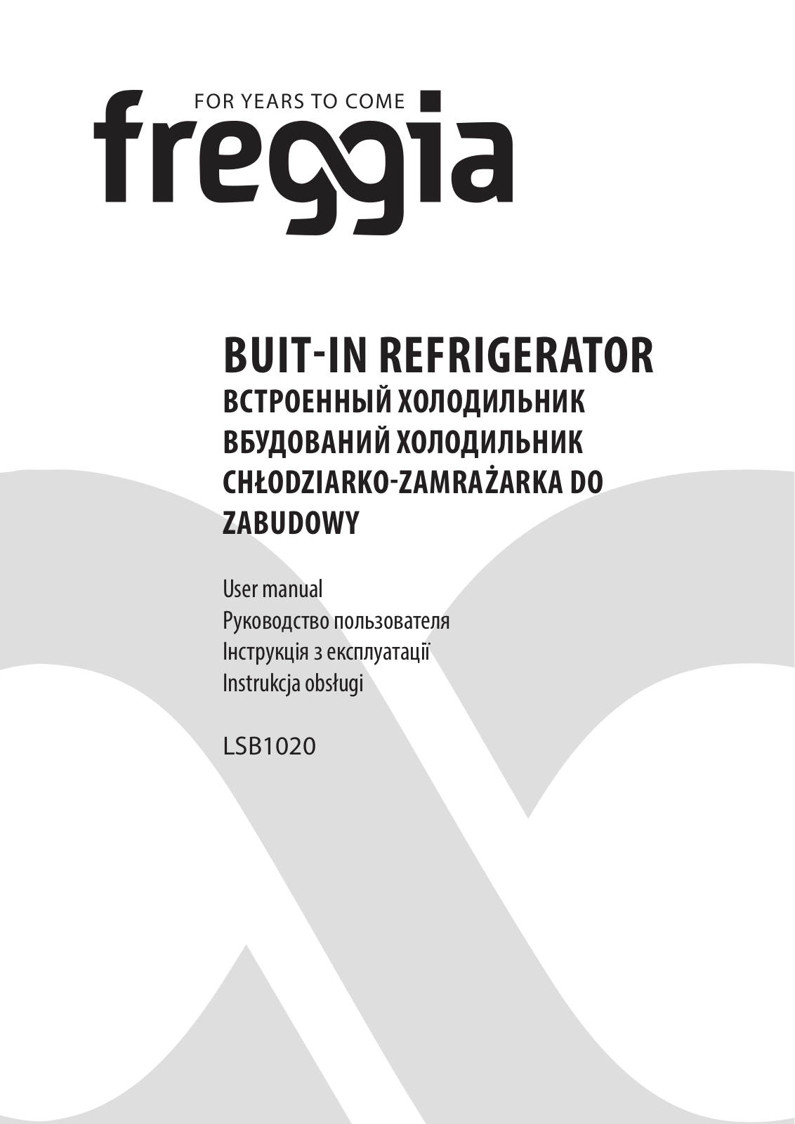 Freggia LSB1020 User Manual