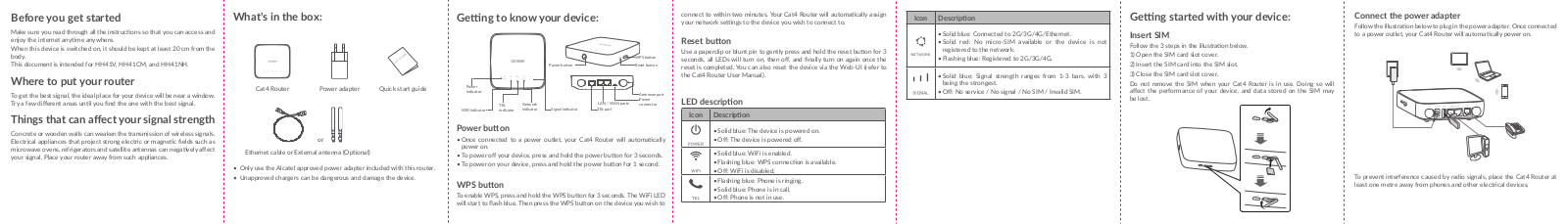 TCL Communication B092 Users Manual