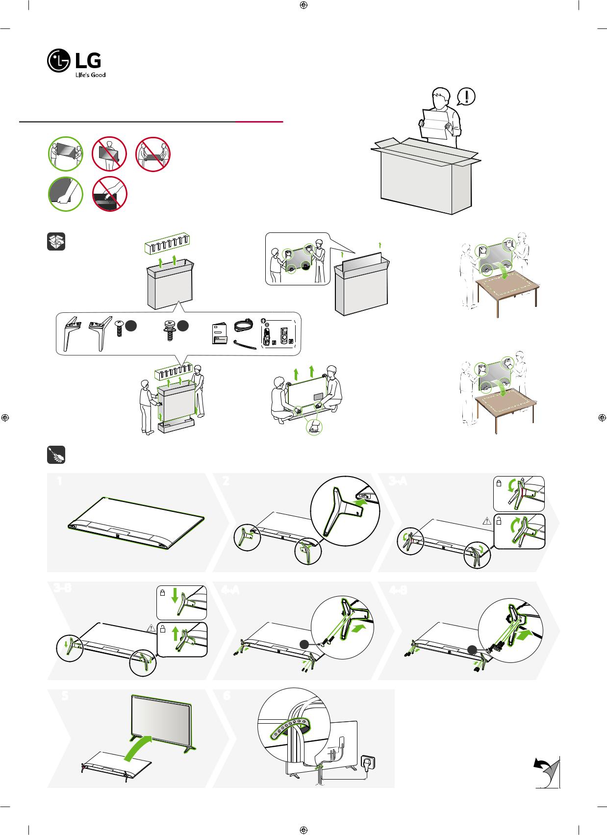 LG 55UN7200PPF, 65UN7300PPC Quick Setup Guide