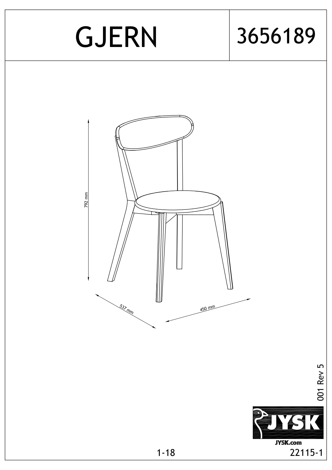 JYSK Gjern User Manual