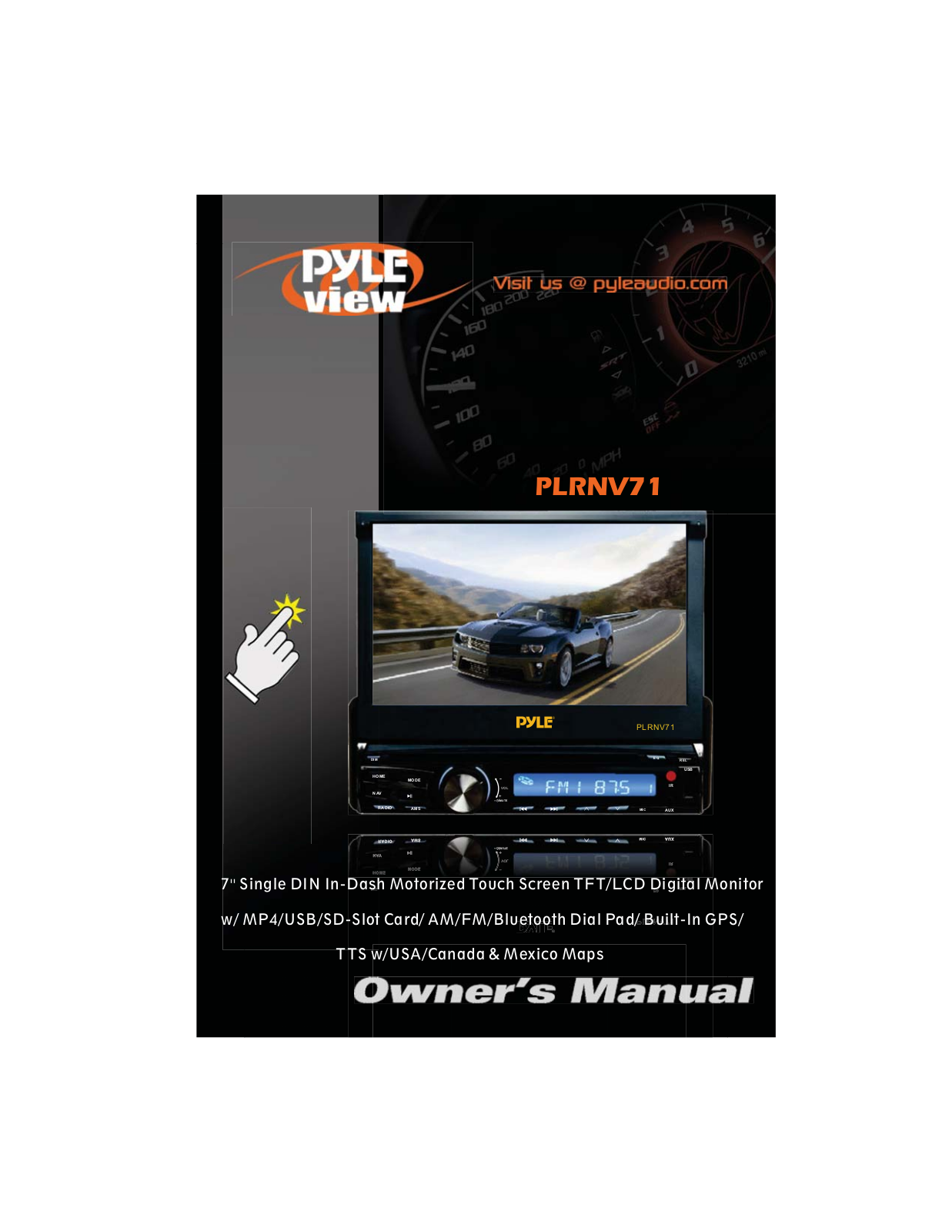 Pyle PLRNV71 User Manual