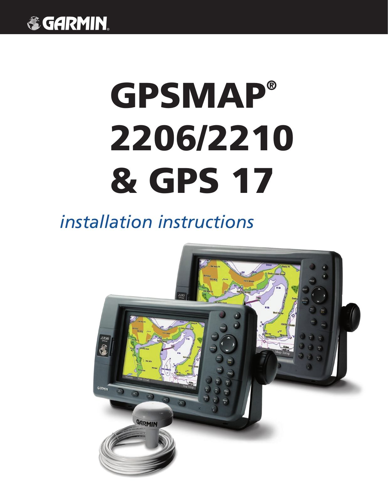 Garmin GPSMAP 2210, GPSMAP 2206 User Manual