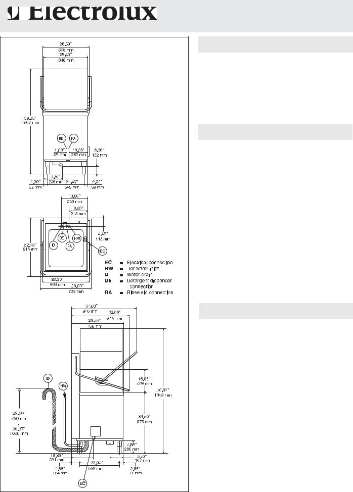 Electrolux 504199(WT65H208DU) General Manual