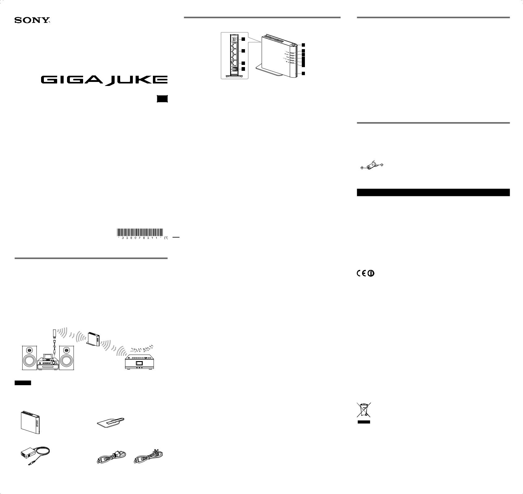 Sony WAP-NA1 Getting Started Guide