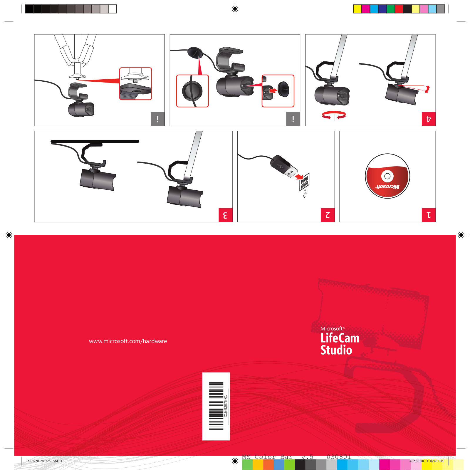 Microsoft LIFECAM STUDIO User Manual