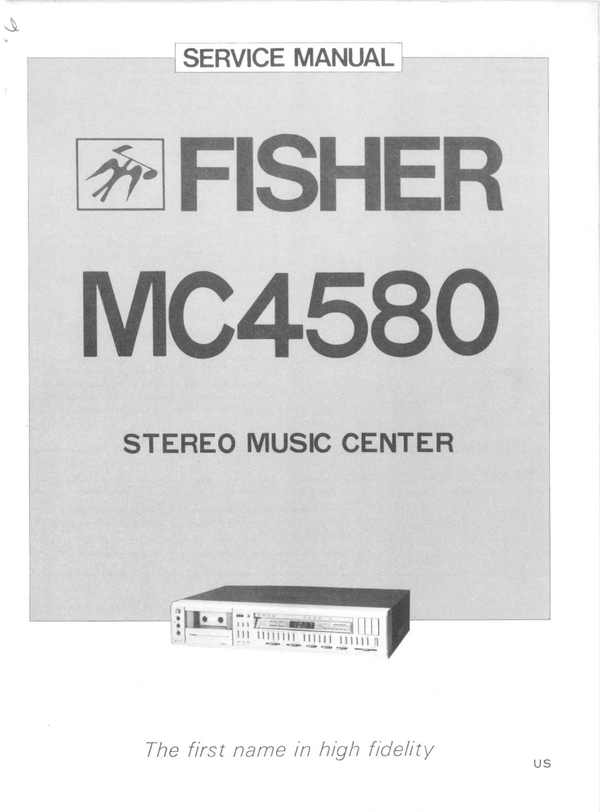 Fisher MC4580 Service Manual