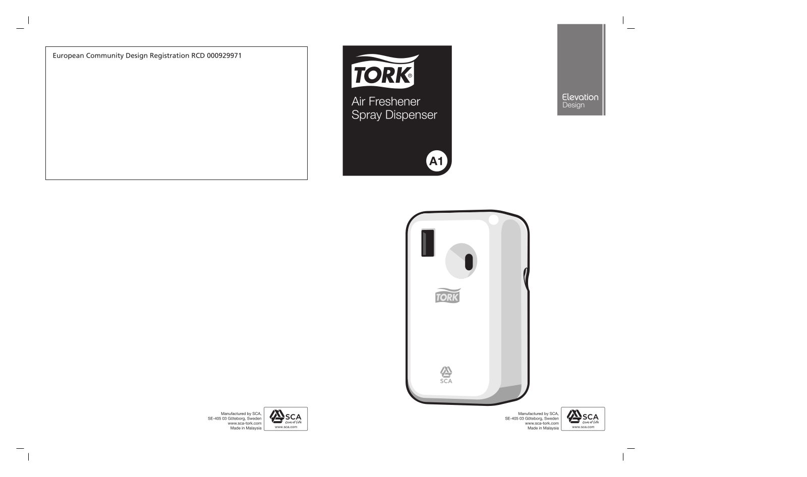 Tork Air Freshener User Manual