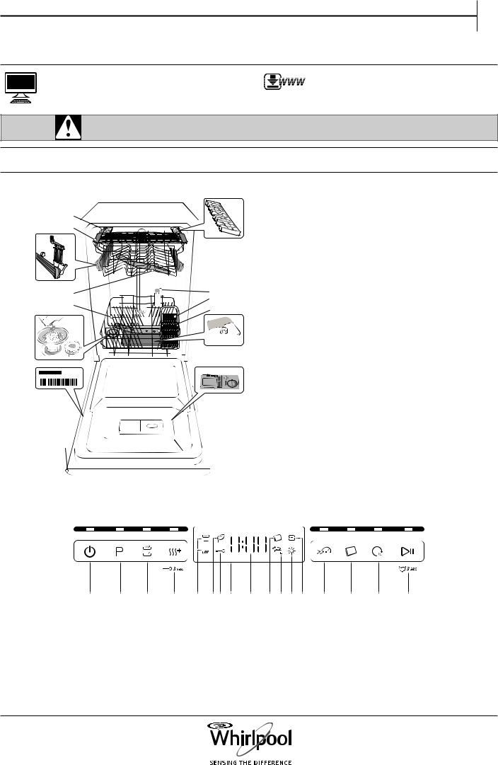 WHIRLPOOL ADPU 502 WH Daily Reference Guide