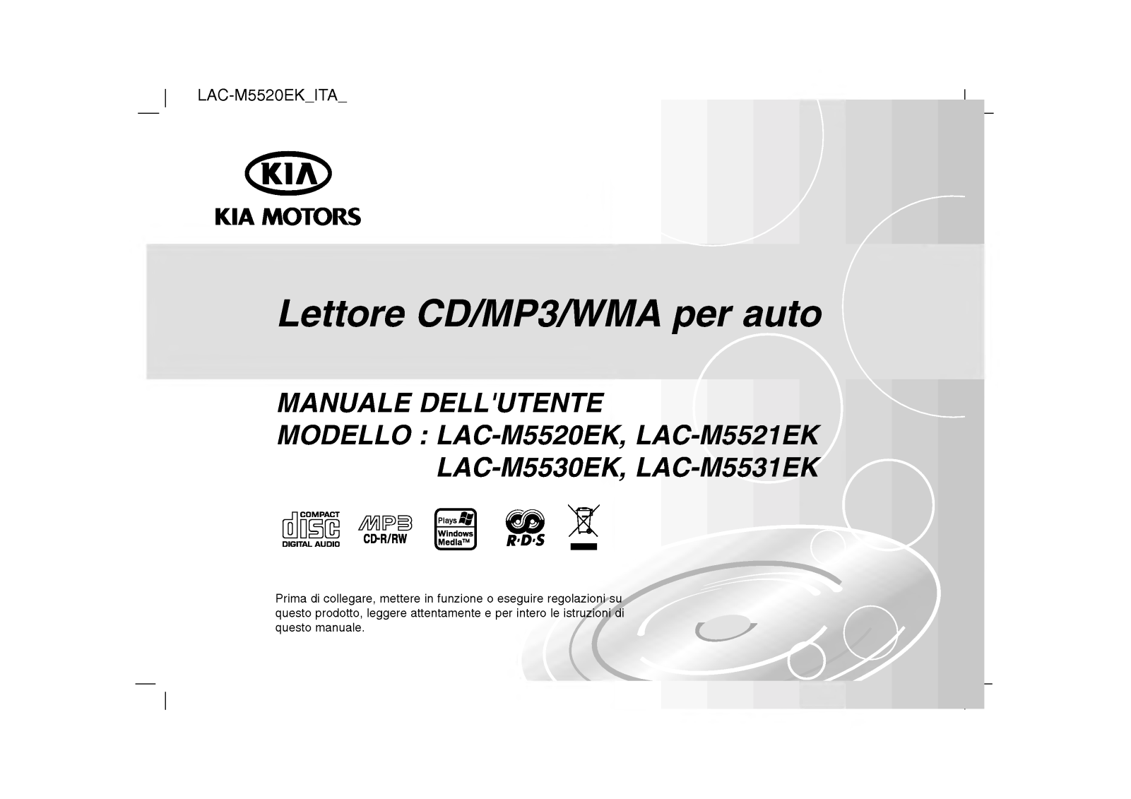 Lg LAC-M5531EK, LAC-M5520EK, LAC-M5521EK User Manual