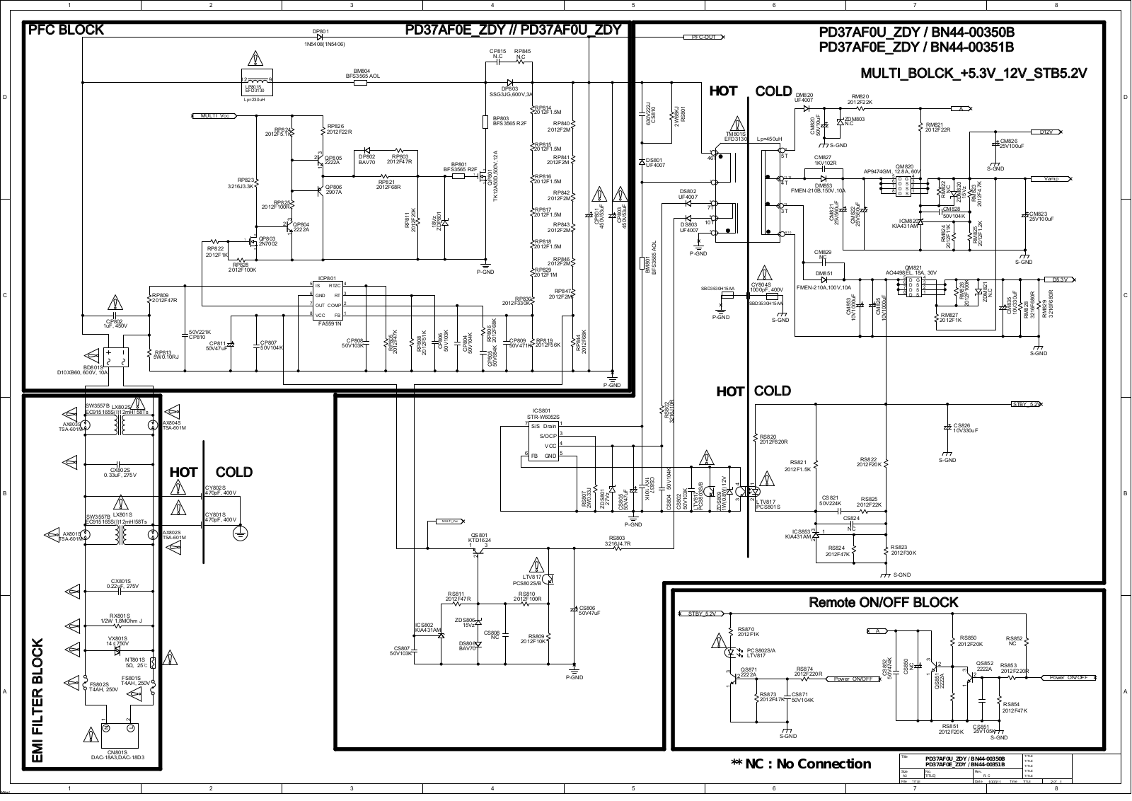 Samsung BN44-00350B Schematic