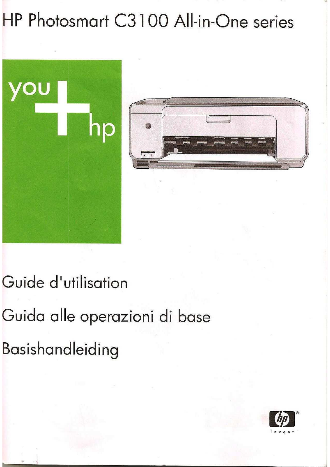 HP PHOTOSMART C3100 User Manual