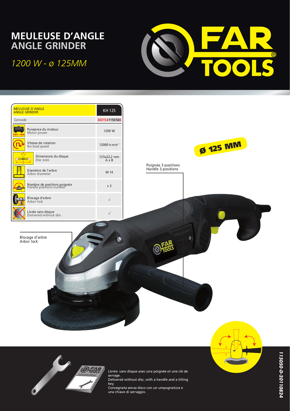 Fartools KH125 User Manual