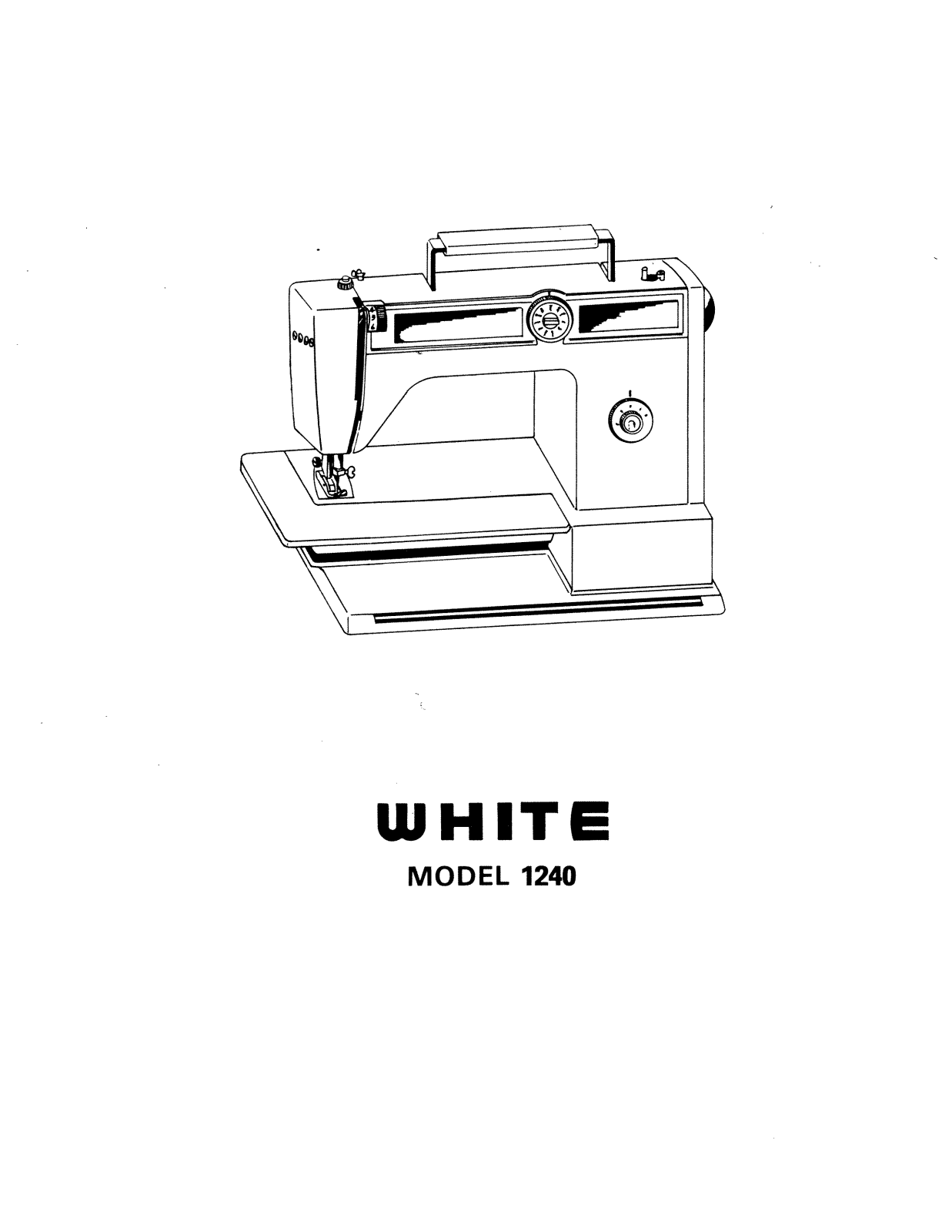 White 1240 User Manual - ManualMachine.com