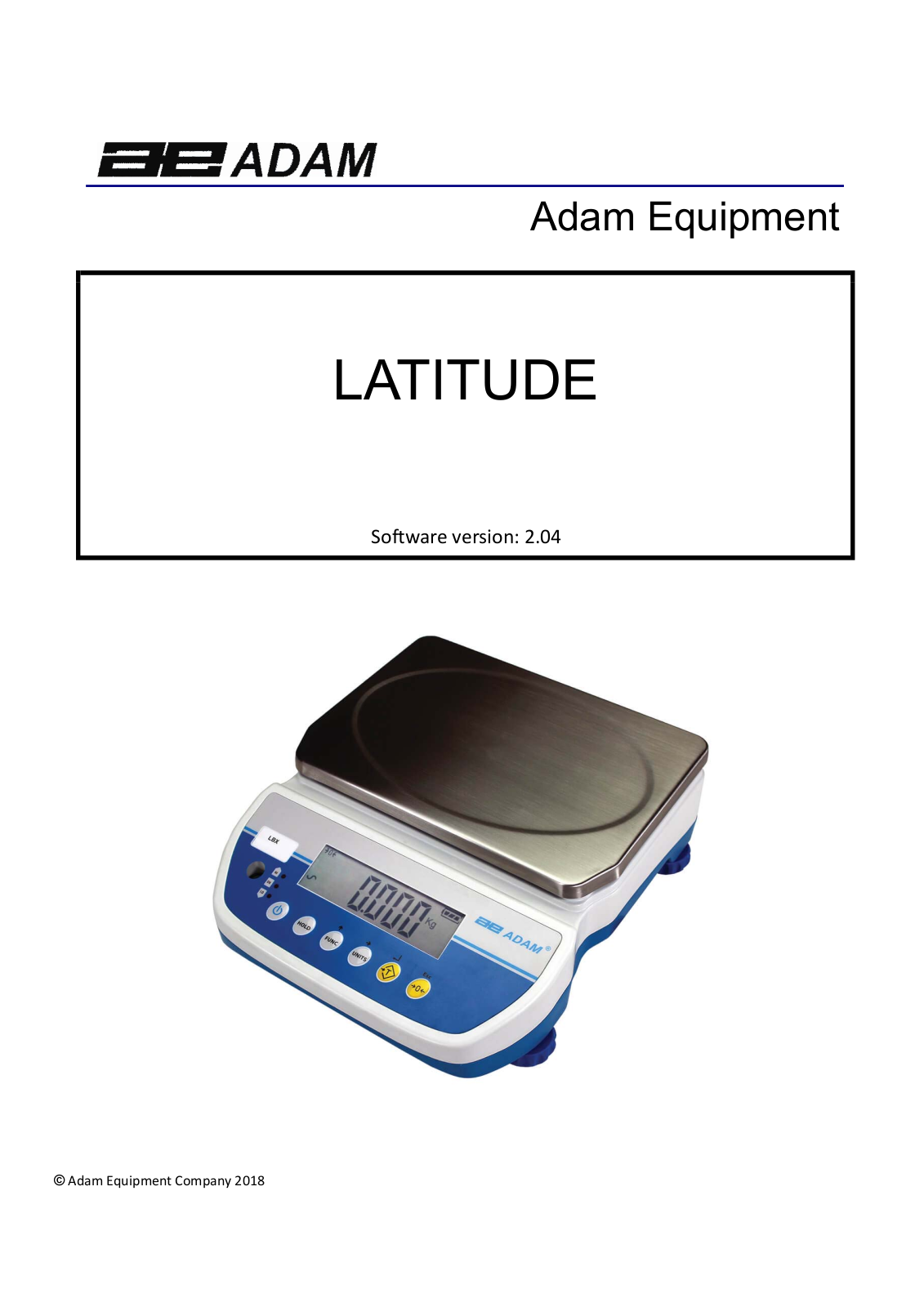 Adam Equipment LBX 12, LBX 30, LBX 6, LBX 3 User Manual