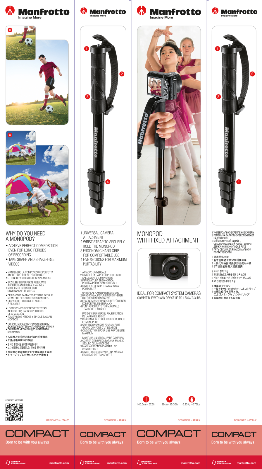 Manfrotto MMCOMPACT-BK User Manual