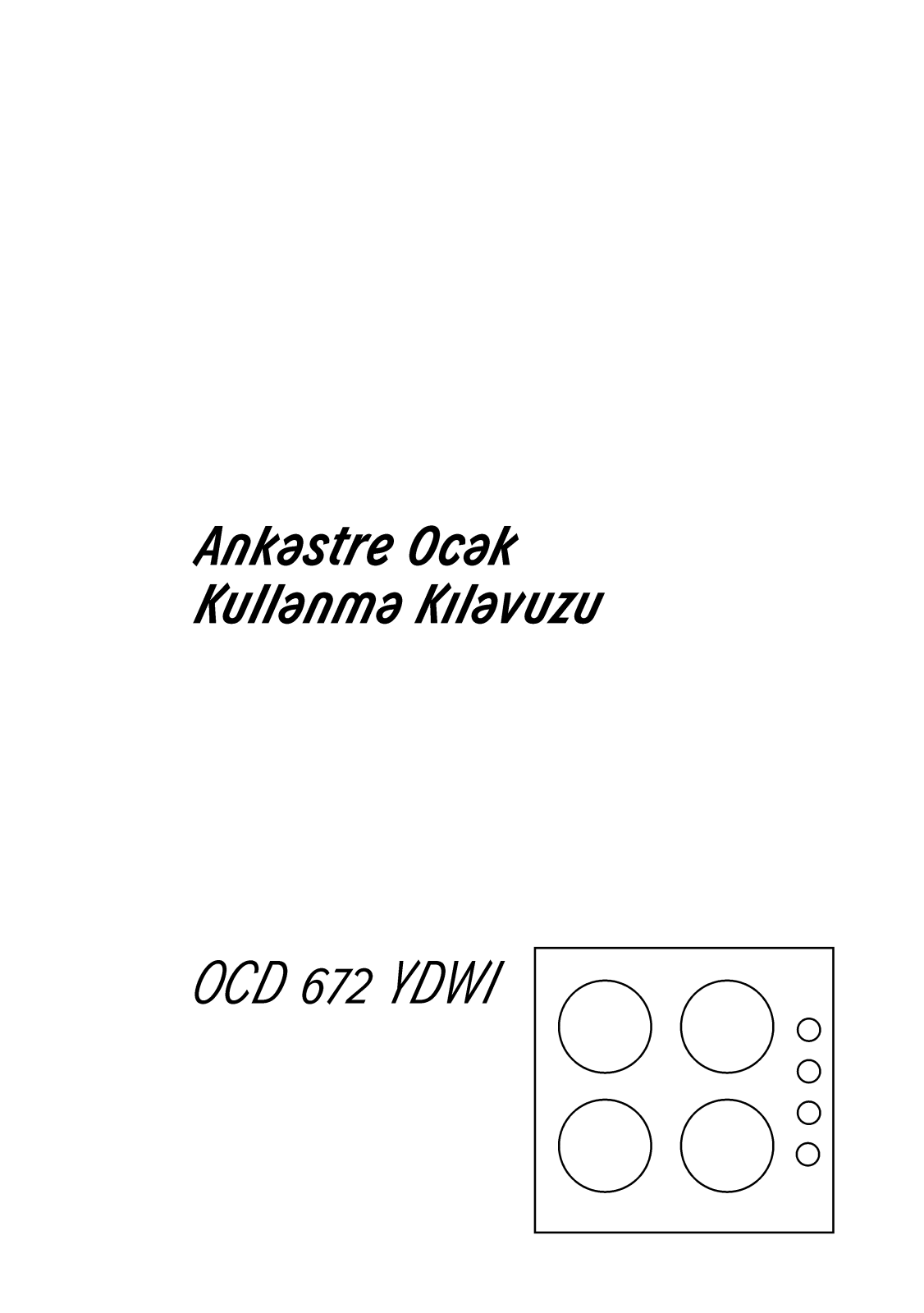 Arçelik OCD672YDWI User manual