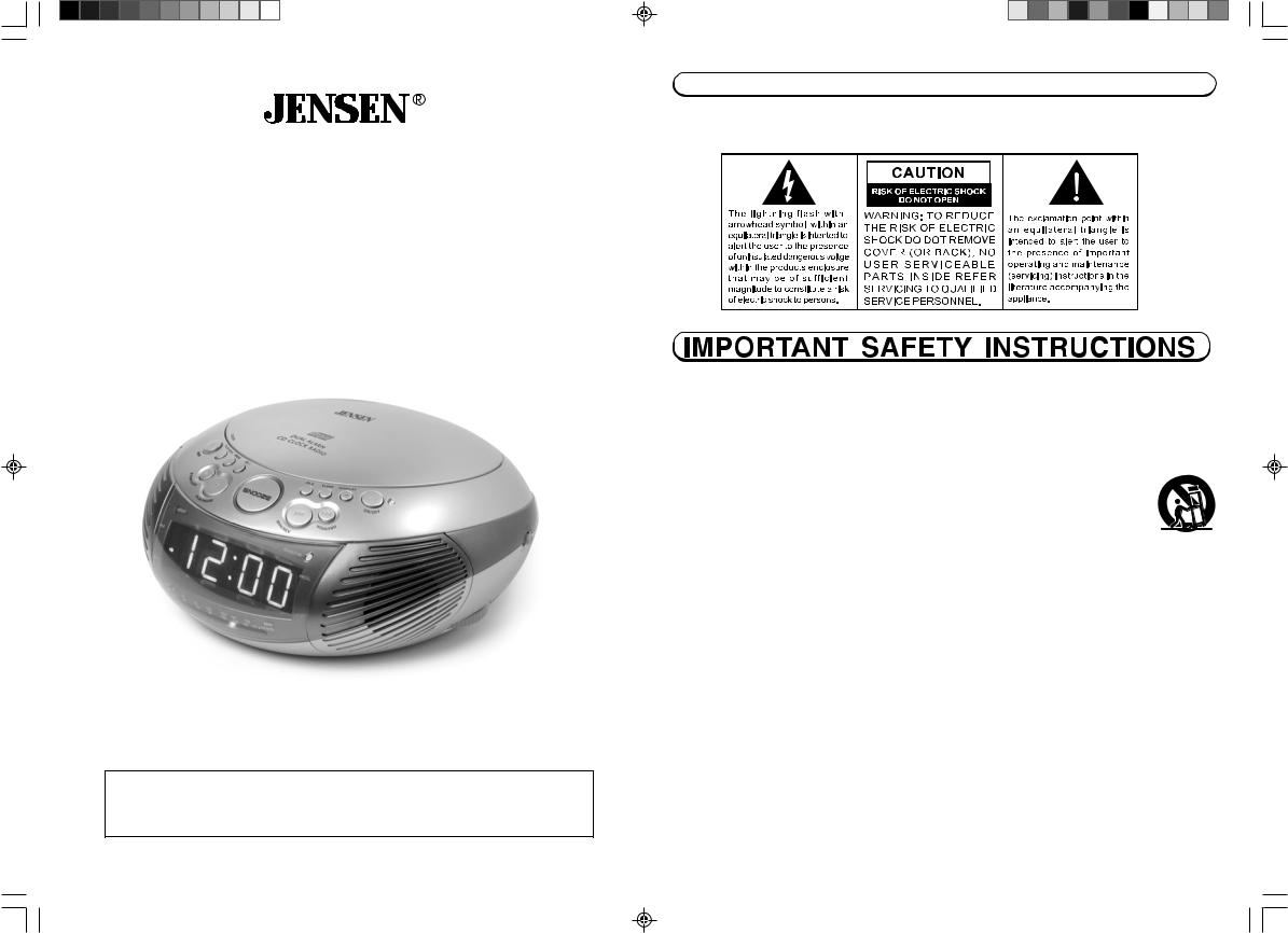 Jensen JCR-332 User Manual