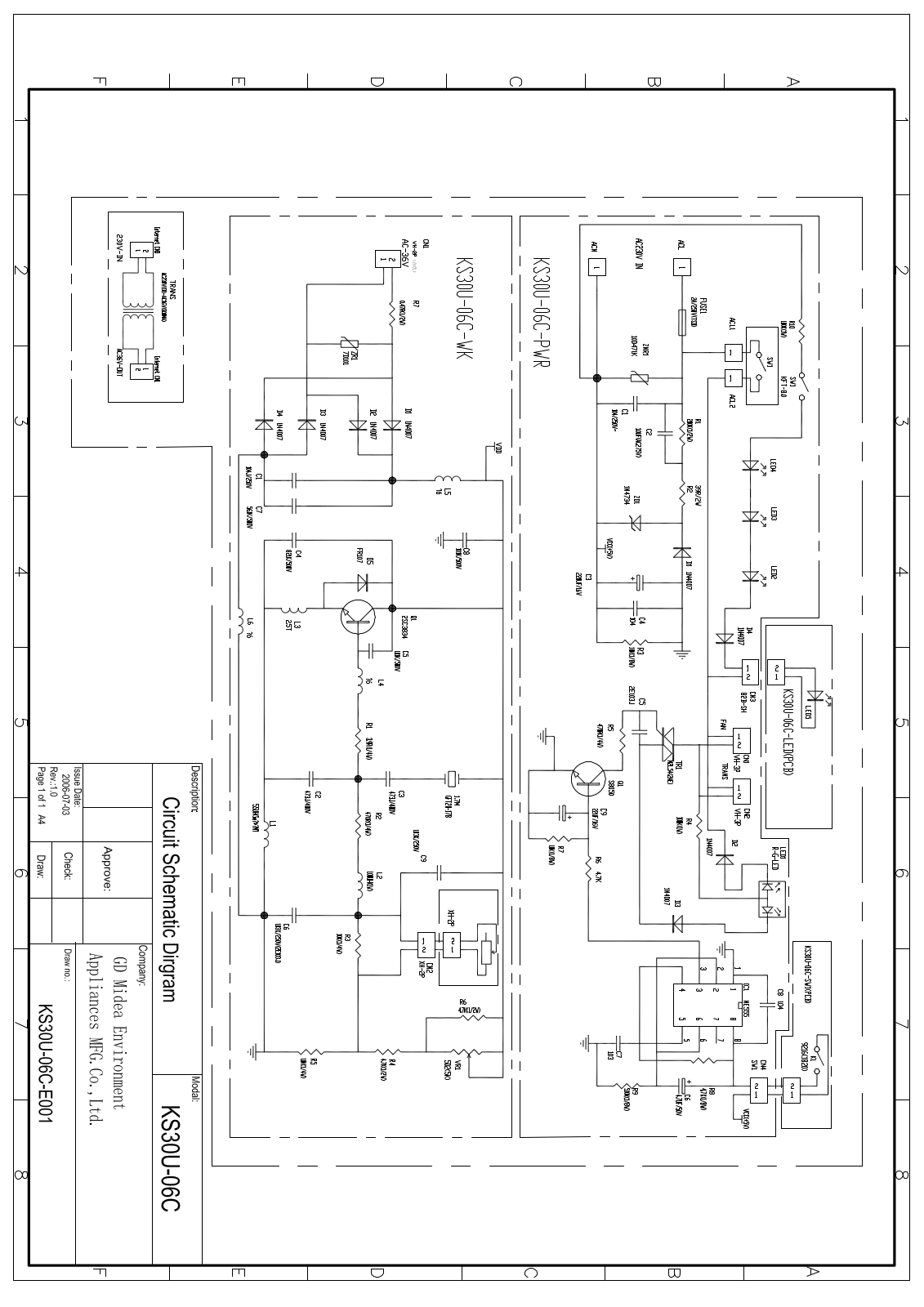 Vitek KS30U-06C curcuit Diagram