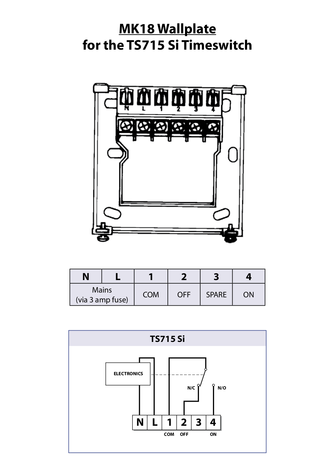 Danfoss MK18 Wiring Diagram