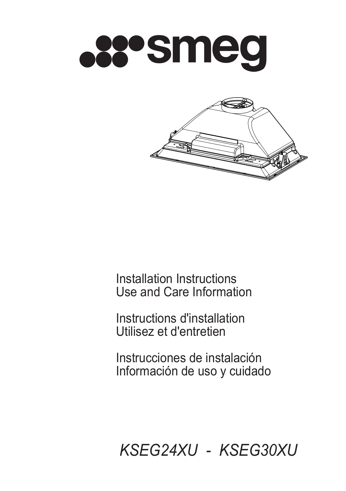 Smeg KSEG24XU User manual