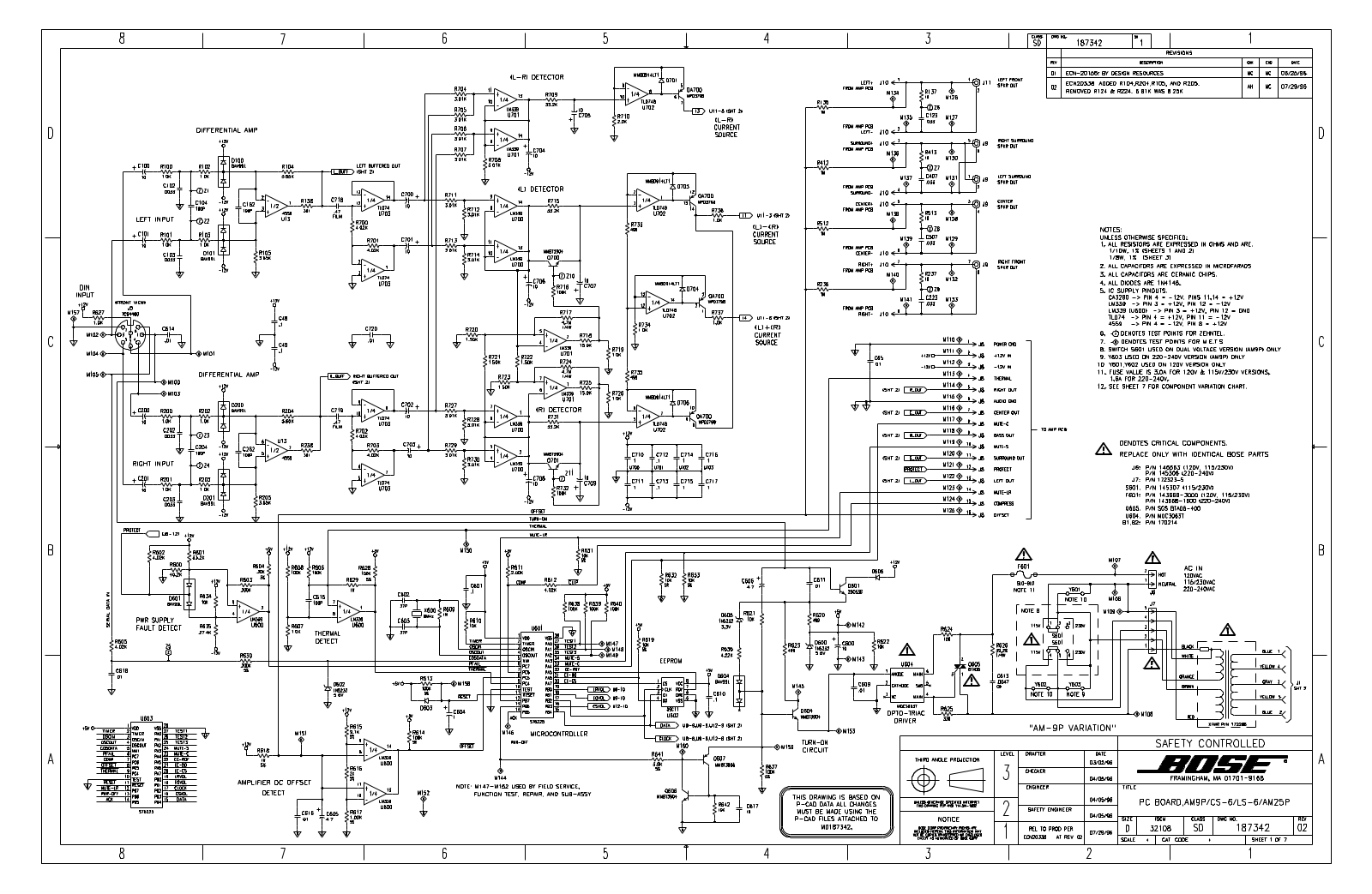 Bose AM 9P Service Manual