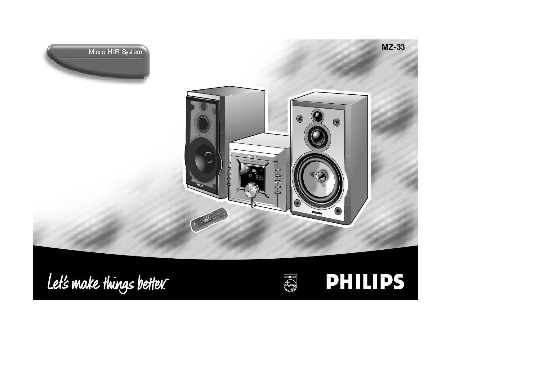 Philips MZ-33/22, MZ-33/25 User Manual