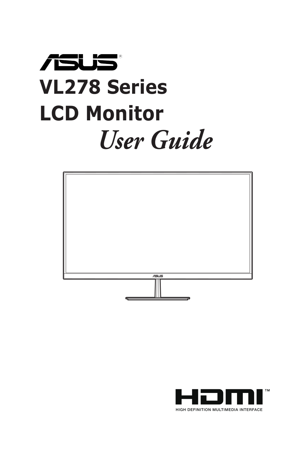 ASUS VL278 User Manual