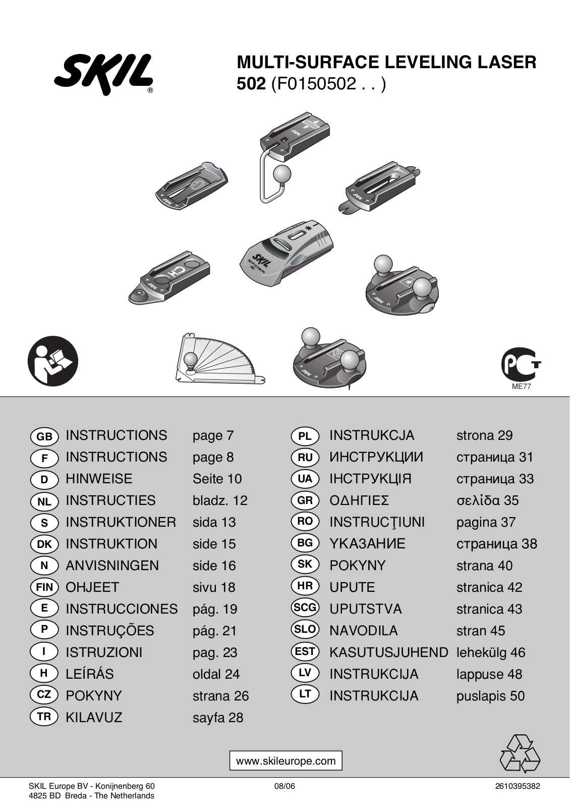 Skil 0502 User Manual