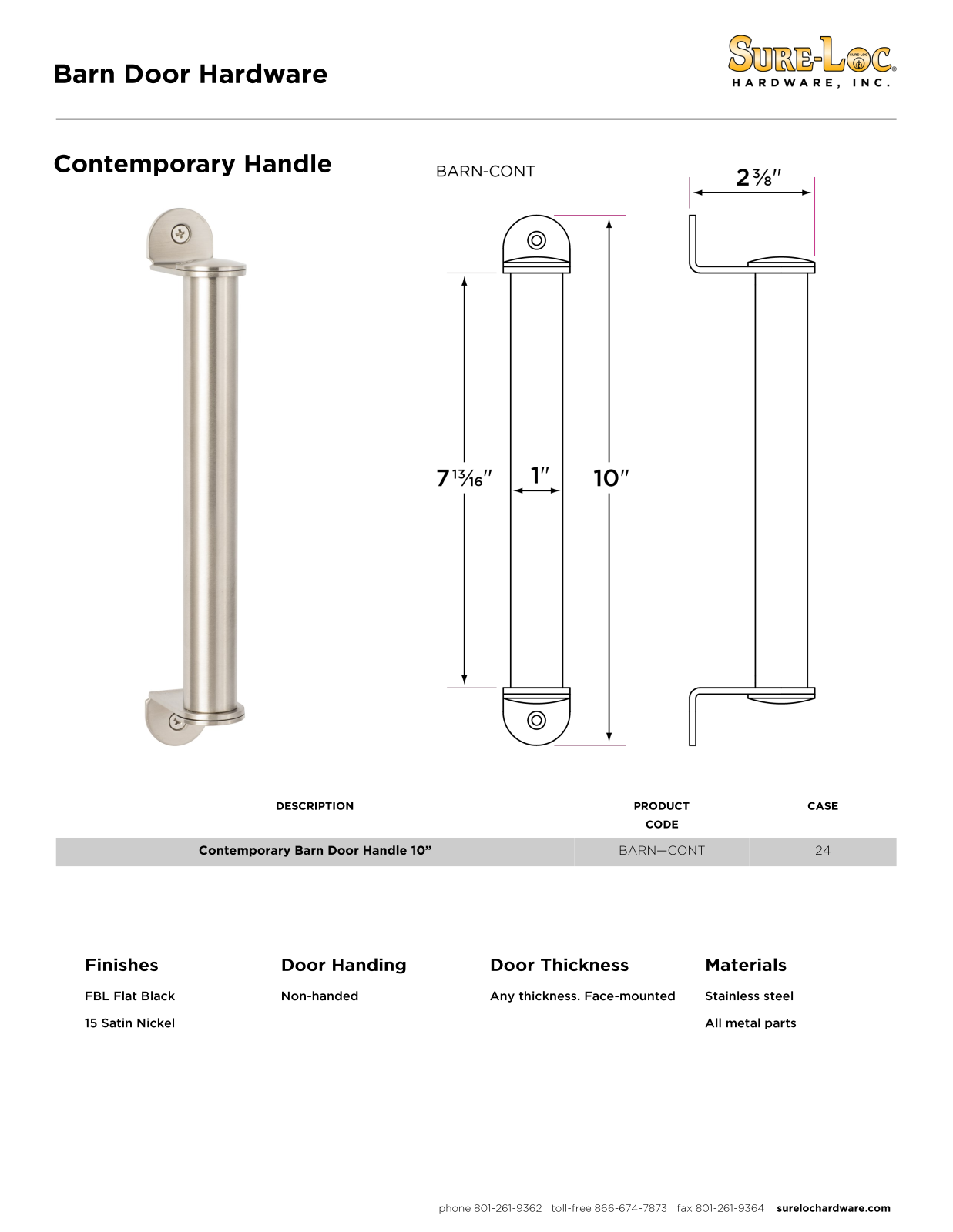 Sure-Loc Hardware SLOC1141 Specifications - ManualMachine.com