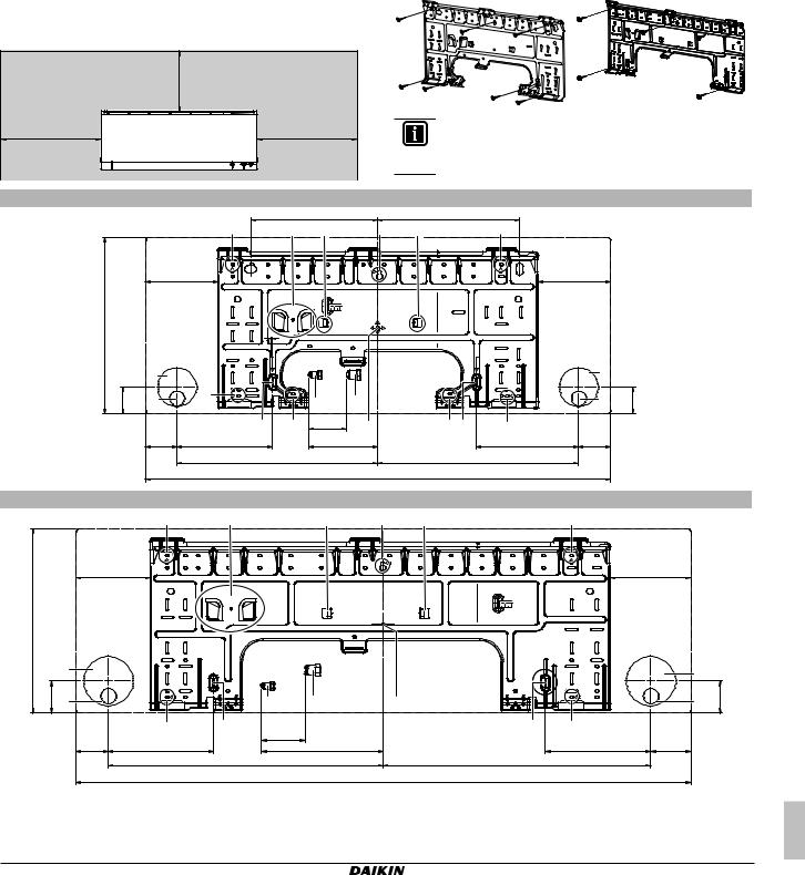 Daikin FTXTM30R2V1B, FTXTM40R2V1B Installation manuals