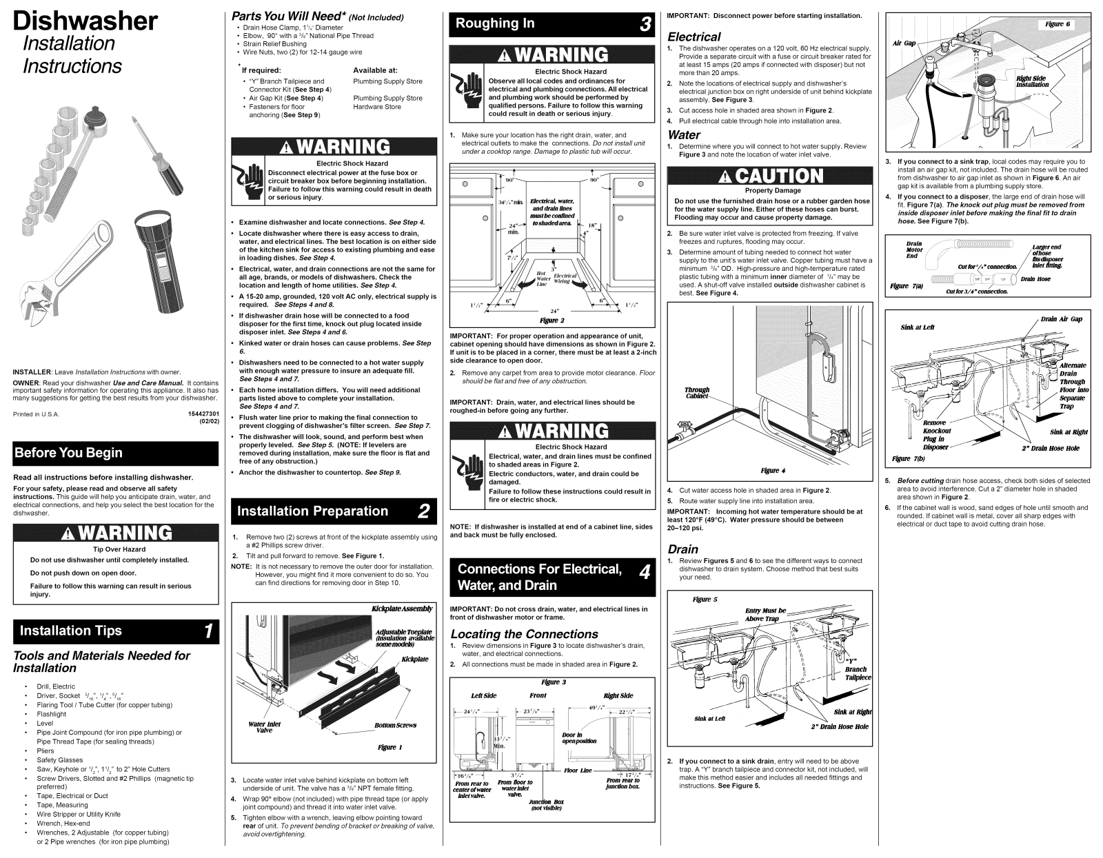 Frigidaire FDB1450CHC0, FDB1450CHS0 Installation Guide - ManualMachine.com