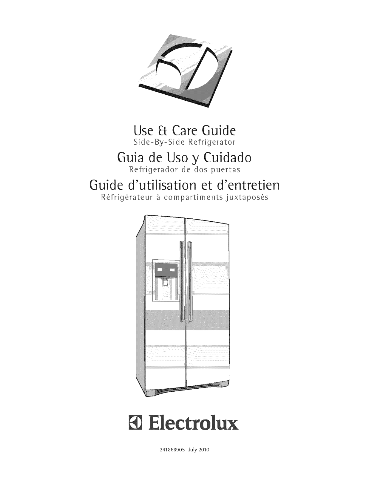 Electrolux EI23CS55GB8, EI26SS30JW0, EI26SS30JW1, EI26SS30JS1, EI26SS30JS0 Owner’s Manual