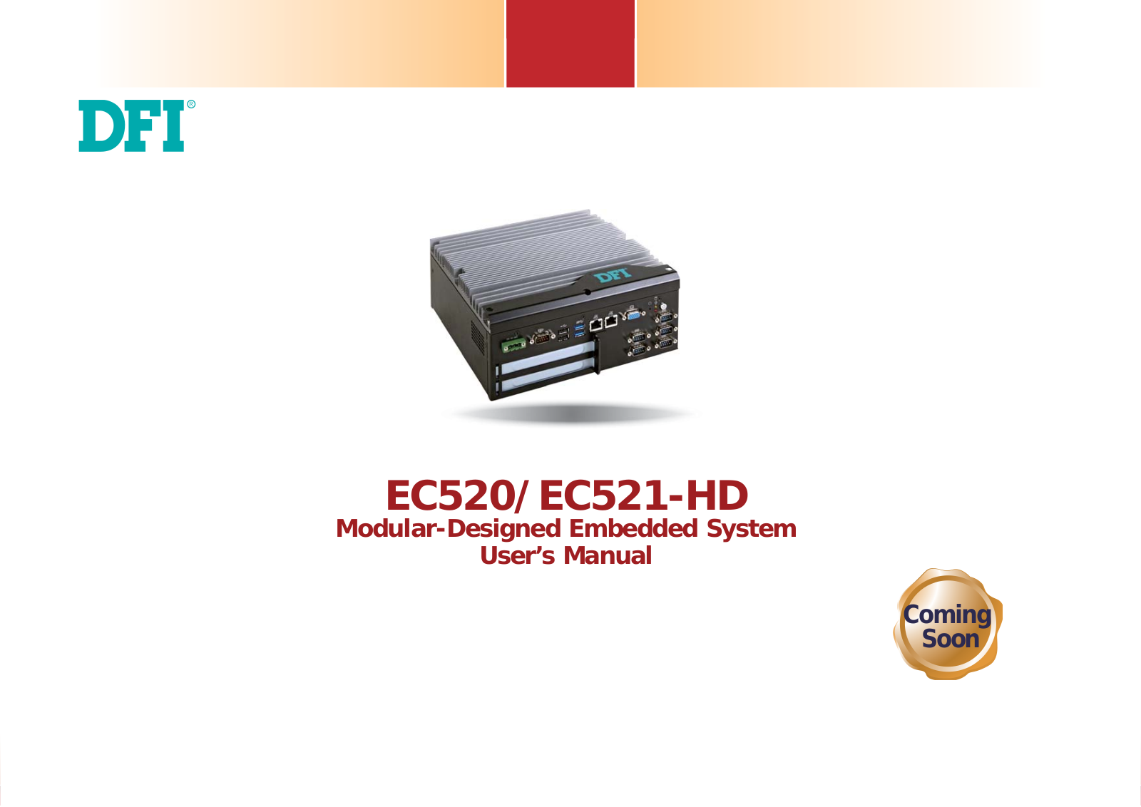 DFI EC520, EC521-HD User Manual