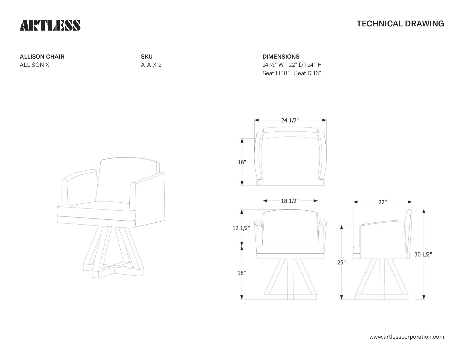 ARTLESS LYS1230 Dimensions - ManualMachine.com