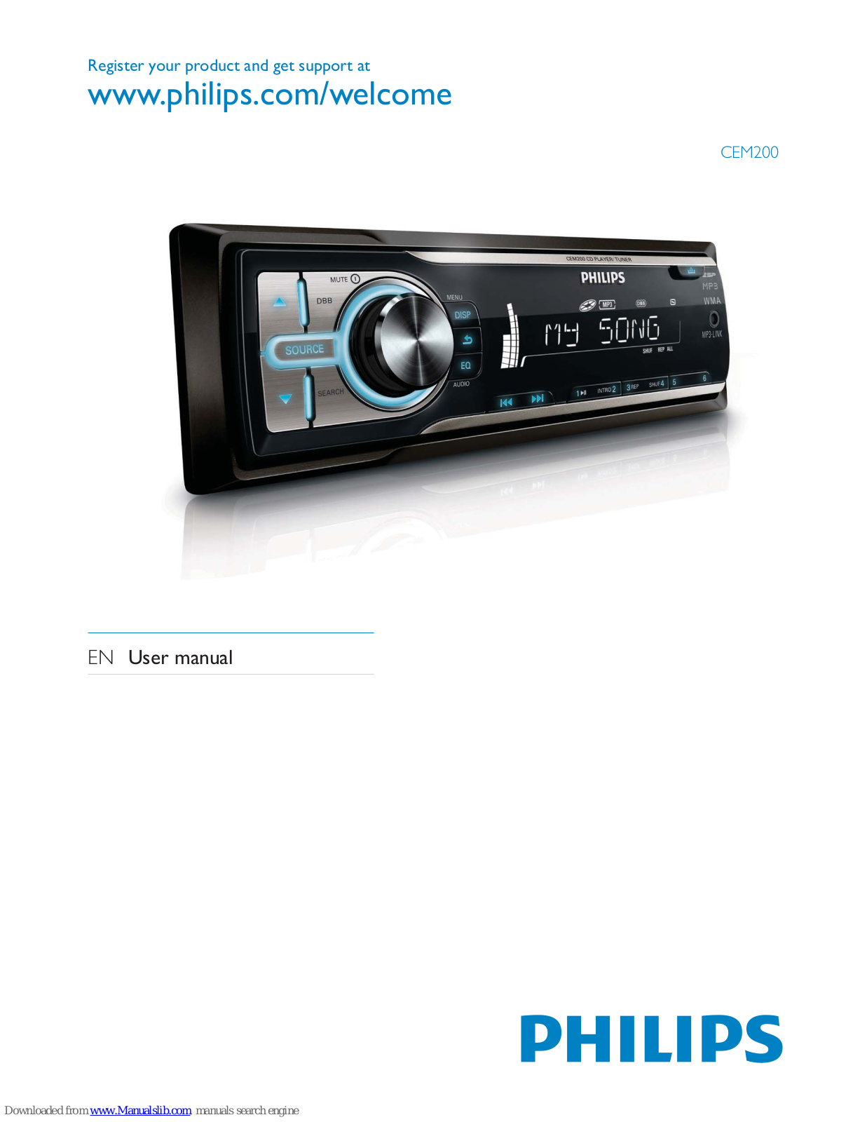 Philips CEM200/55, CEM200 User Manual - ManualMachine.com